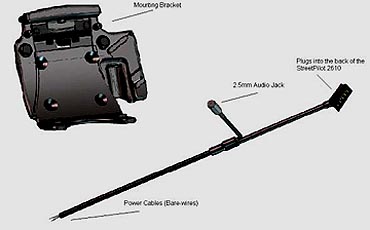 Motorcycle Mounting Kit for StreetPilot 2610