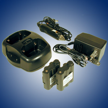 AVP-4   Desktop Charger w/batteries