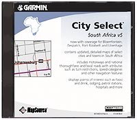 MapSource CitySelect South Africa